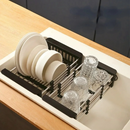 Escorredor de Pia Inox  Ajustável -Tida  (COMPRE 1, LEVE 2 COM PREÇO PROMOCIONAL)