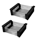 Escorredor de Pia Inox  Ajustável -Tida  (COMPRE 1, LEVE 2 COM PREÇO PROMOCIONAL)