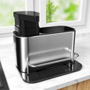 Kit 3 em 1 Aço Inox com Dispenser -Tida