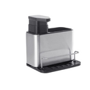 Kit 3 em 1 Aço Inox com Dispenser -Tida