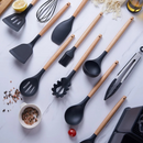 kit de Utensílios de Cozinha 19 Peças com Tábua - Tida