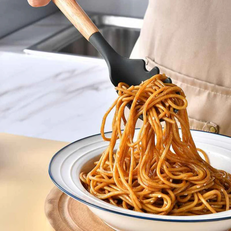 kit de Utensílios de Cozinha 19 Peças com Tábua - Tida