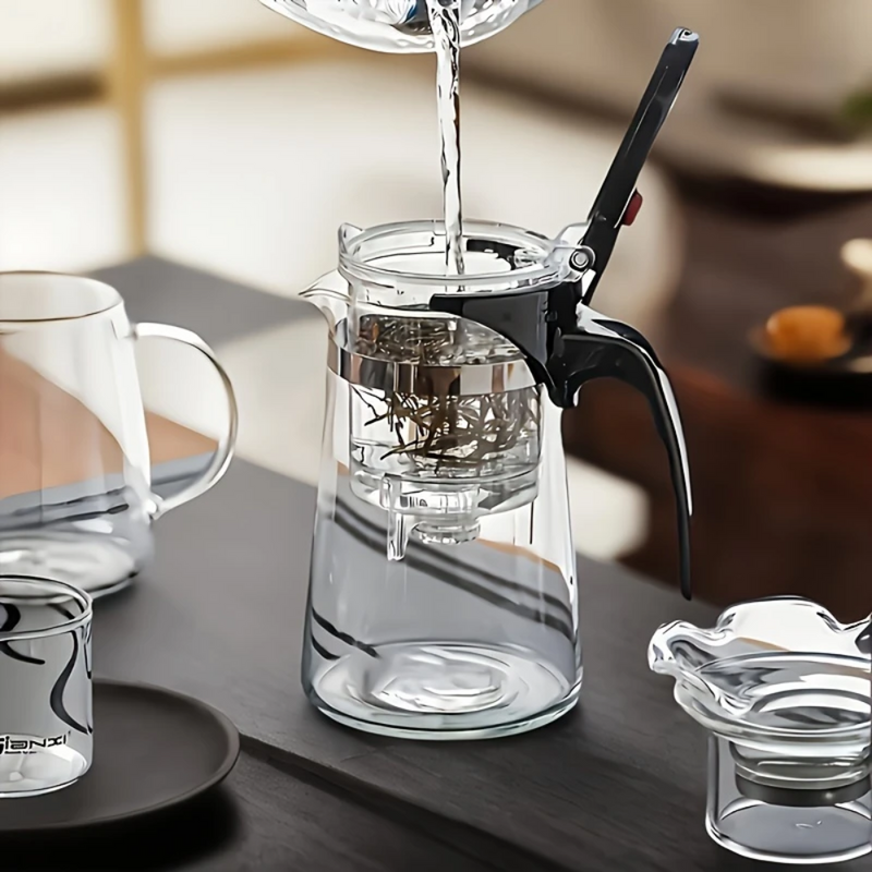 Chaleira Bule de Vidro com Infusor - Tida