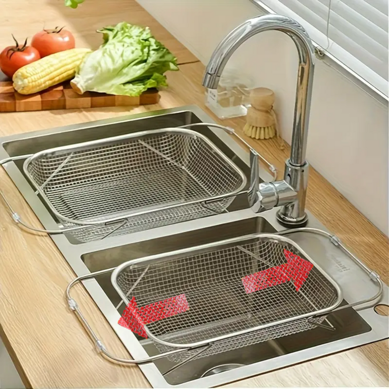 Escorredor Flex Aço Inox - Tida (COMPRE 1, LEVE 2 COM PREÇO PROMOCIONAL)
