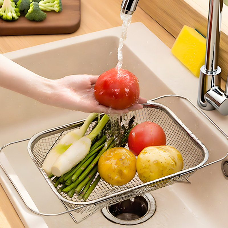 Escorredor Flex Aço Inox - Tida  (COMPRE 1, LEVE 2 COM PREÇO PROMOCIONAL)