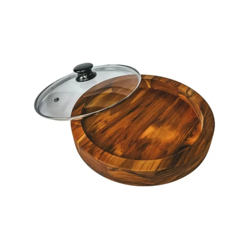 Gamela Gourmet com Tampa de Vidro -Tida