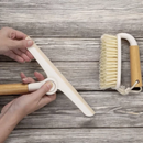 Kit Rodo De Pia Dobravel + Escova De Limpeza Cabo De Bambu -Tida