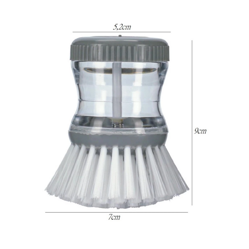 Escova Lava-Louças com Dispenser de Detergente-Tida