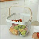 Cesto Organizador Multiuso Alça Bambu - Tida