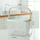 Cesto Organizador Multiuso Alça Bambu - Tida