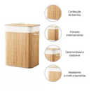 Cesto de Roupa Bambu -Tida