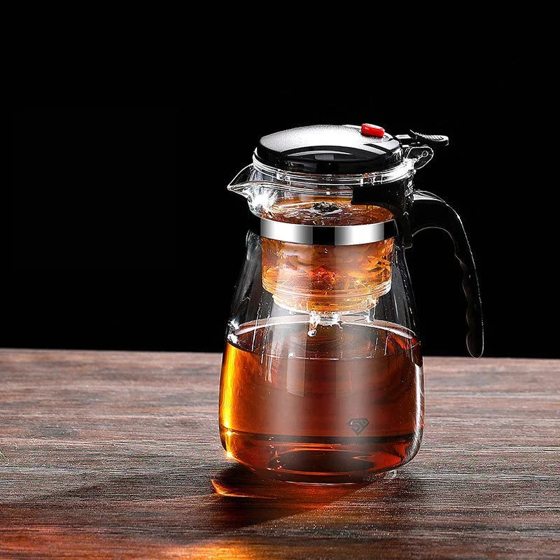 Chaleira Bule de Vidro com Infusor - Tida