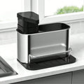 Kit 3 em 1 Aço Inox com Dispenser -Tida