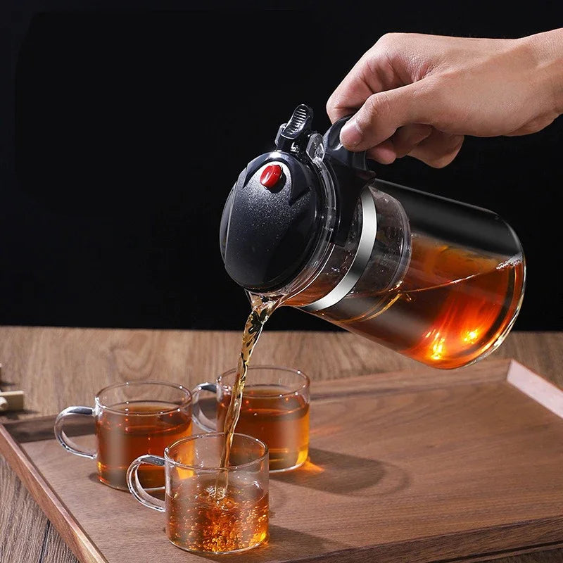 Chaleira Bule de Vidro com Infusor - Tida