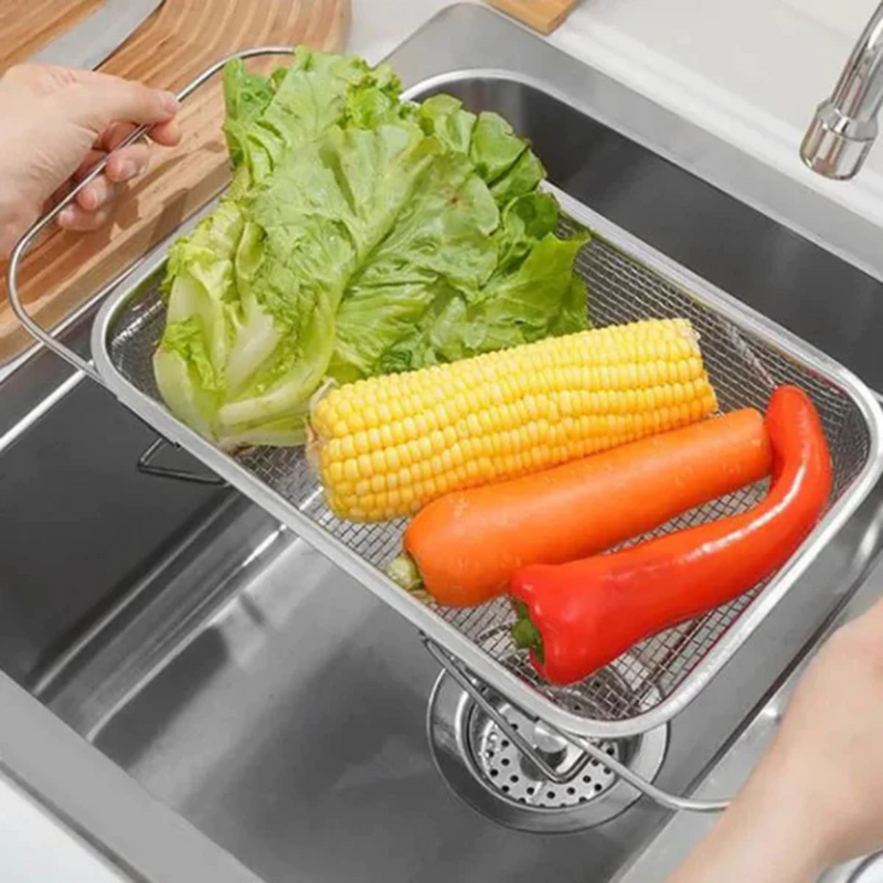 Escorredor Flex Aço Inox - Tida (COMPRE 1, LEVE 2 COM PREÇO PROMOCIONAL)