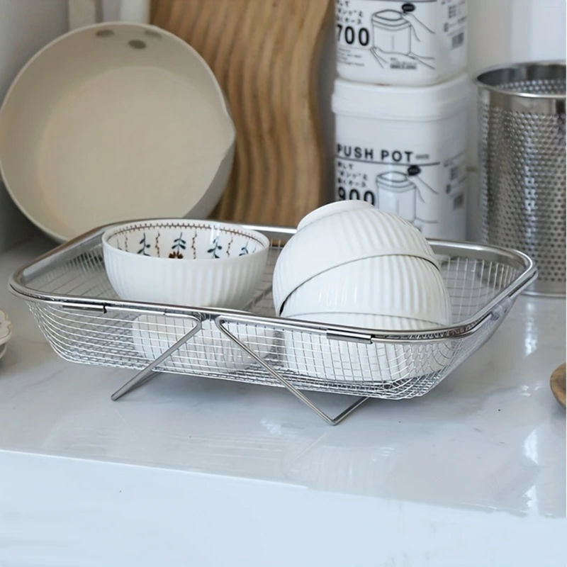 Escorredor Flex Aço Inox - Tida (COMPRE 1, LEVE 2 COM PREÇO PROMOCIONAL)