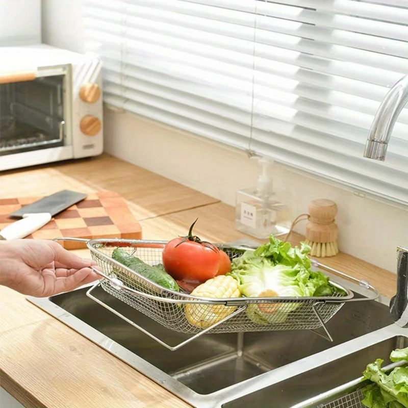 Escorredor Flex Aço Inox - Tida (COMPRE 1, LEVE 2 COM PREÇO PROMOCIONAL)